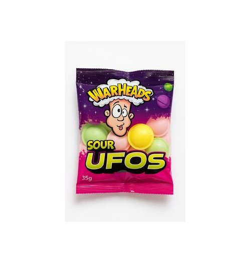 Warheads Ufos 35g – Saure Bonbons im Beutel