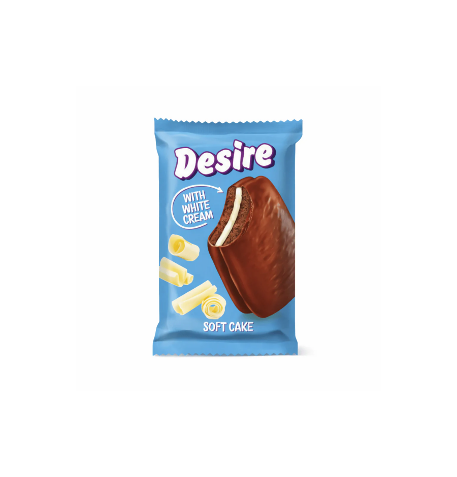 Desire Soft Cake White Cream 50g – Cremiger Kuchensnack