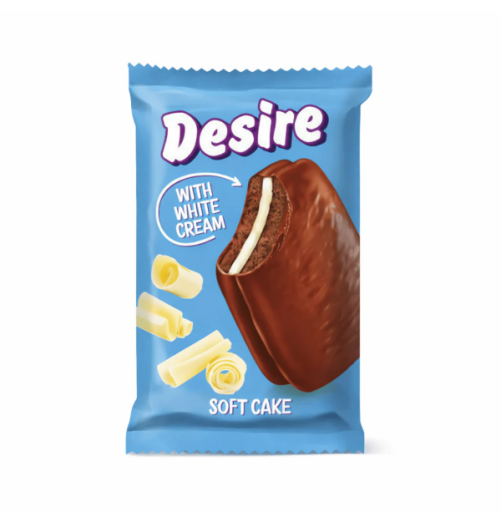 Desire Soft Cake White Cream 50g – Cremiger Kuchensnack