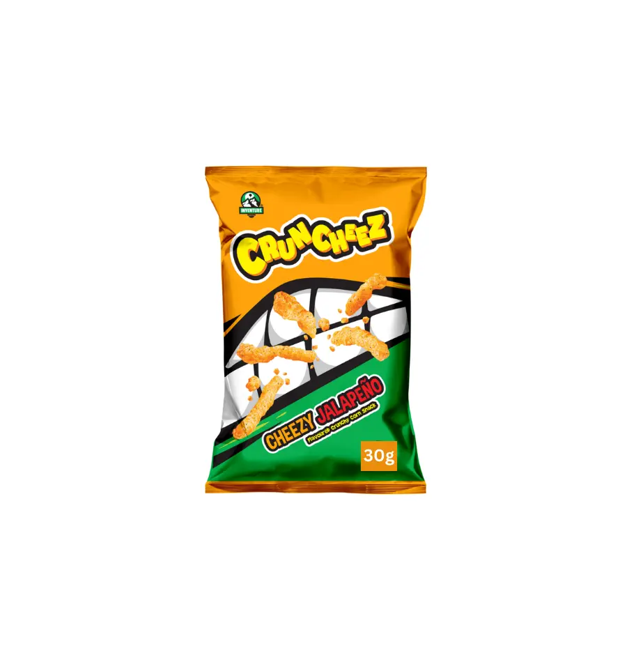 Cruncheez Cheezy Jalapeno 30g – Würziger Käsesnack