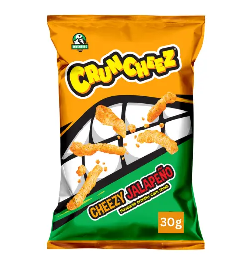 Cruncheez Cheezy Jalapeno 30g – Würziger Käsesnack