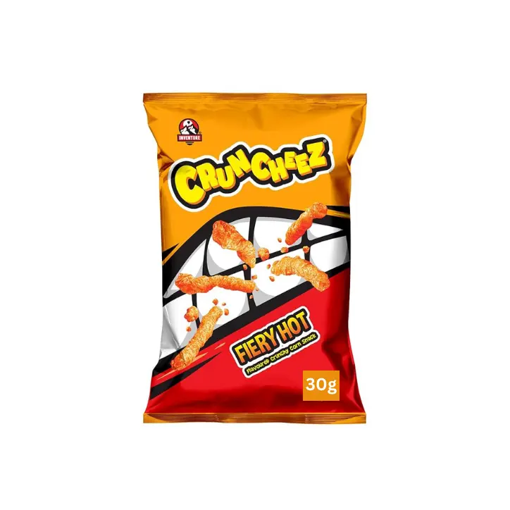 Cruncheez - Fiery Hot - 30g Beutel Cruncheez - Fiery Hot - 30g Beutel