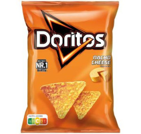 Doritos Nacho Cheese 110g – Käsiger Tortilla-Snack