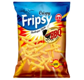Fripsy BBQ Sticks 50g – Knuspriger Barbecue-Snack