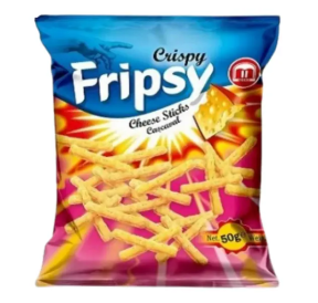 Fripsy Cheese Sticks 50g – Knuspriger Käse-Snack