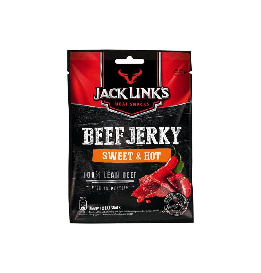 Jack Link's Beef Jerky Sweet & Hot 25g – Protein-Snack