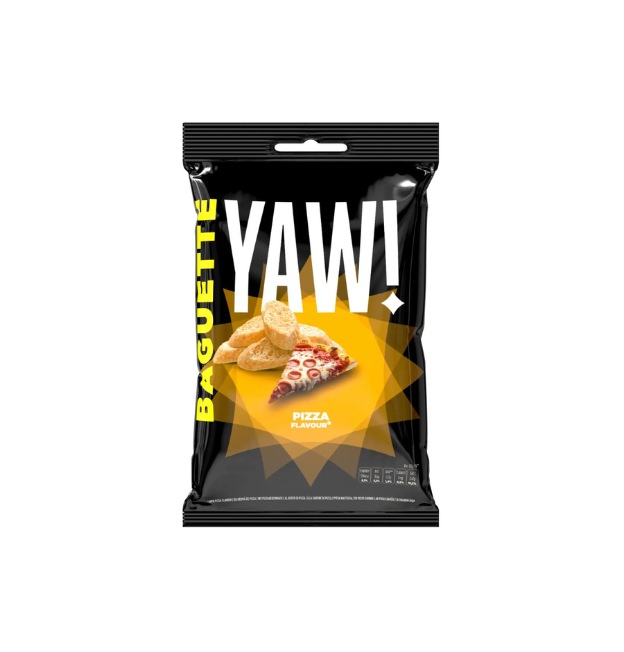 YAW ! Baguette Snack Pizza 50g – Knuspriger Pizza-Snack