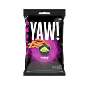 YAW ! Snack Sticks Wasabi 50g – Knusprig & scharf snacken