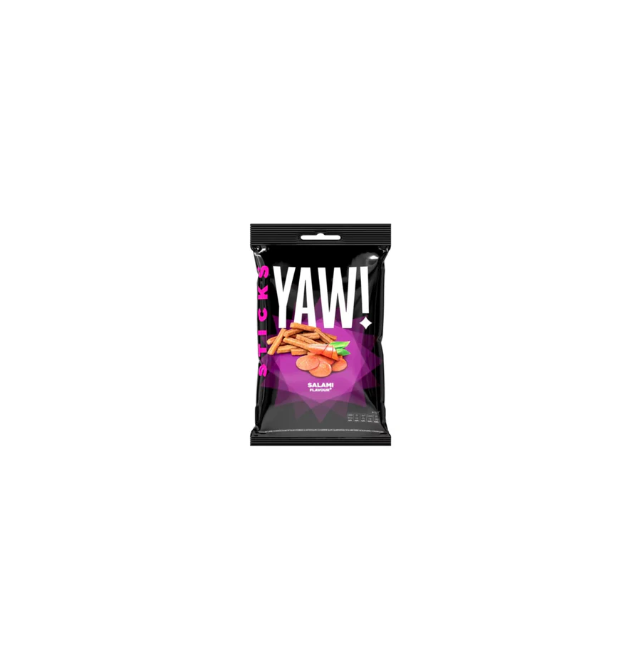 YAW ! Snack Sticks Salami 50g – Herzhafter Snackgenuss