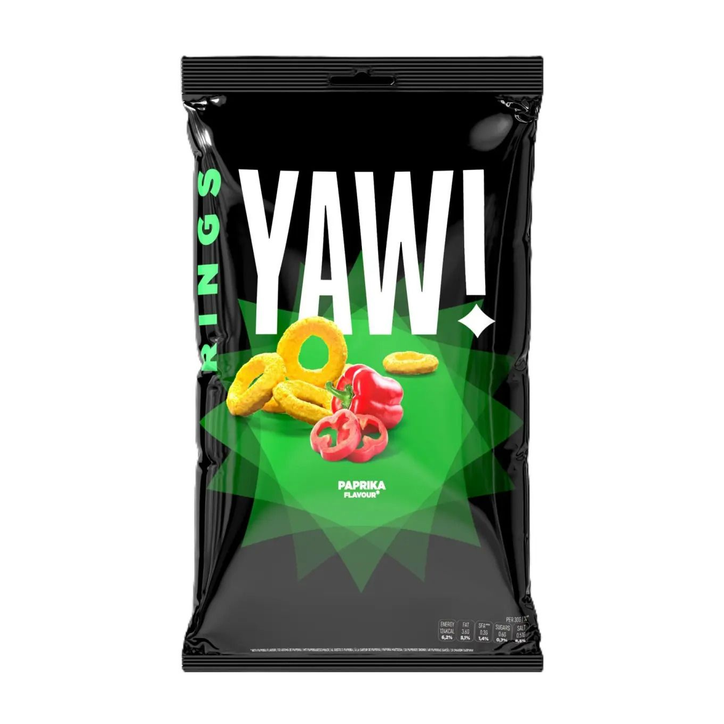 YAW ! - Snack Rings - Paprika - 60g Beutel YAW ! - Snack Rings - Paprika - 60g Beutel