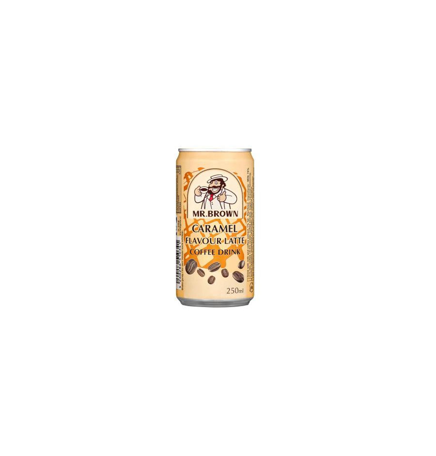 Mr Brown Caramel Latte-Drink 250ml – Karamell-Kaffee Genuss