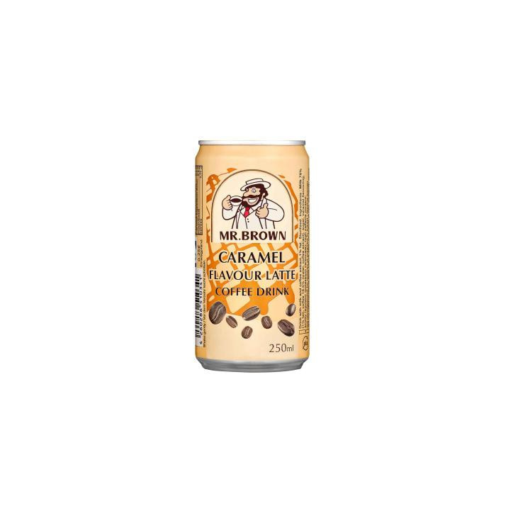 Mr Brown Caramel Latte-Drink 250ml (DPG Einwegpfand/Pfanddose) Mr Brown Caramel Latte-Drink 250ml (DPG Einwegpfand/Pfanddose)