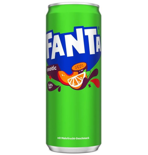 Fanta Exotic 330ml – Tropisch-fruchtige Erfrischung