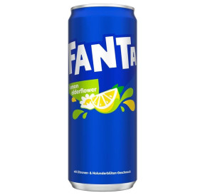 Fanta Zitrone Holunderblüte 330ml – Frisch & blumig