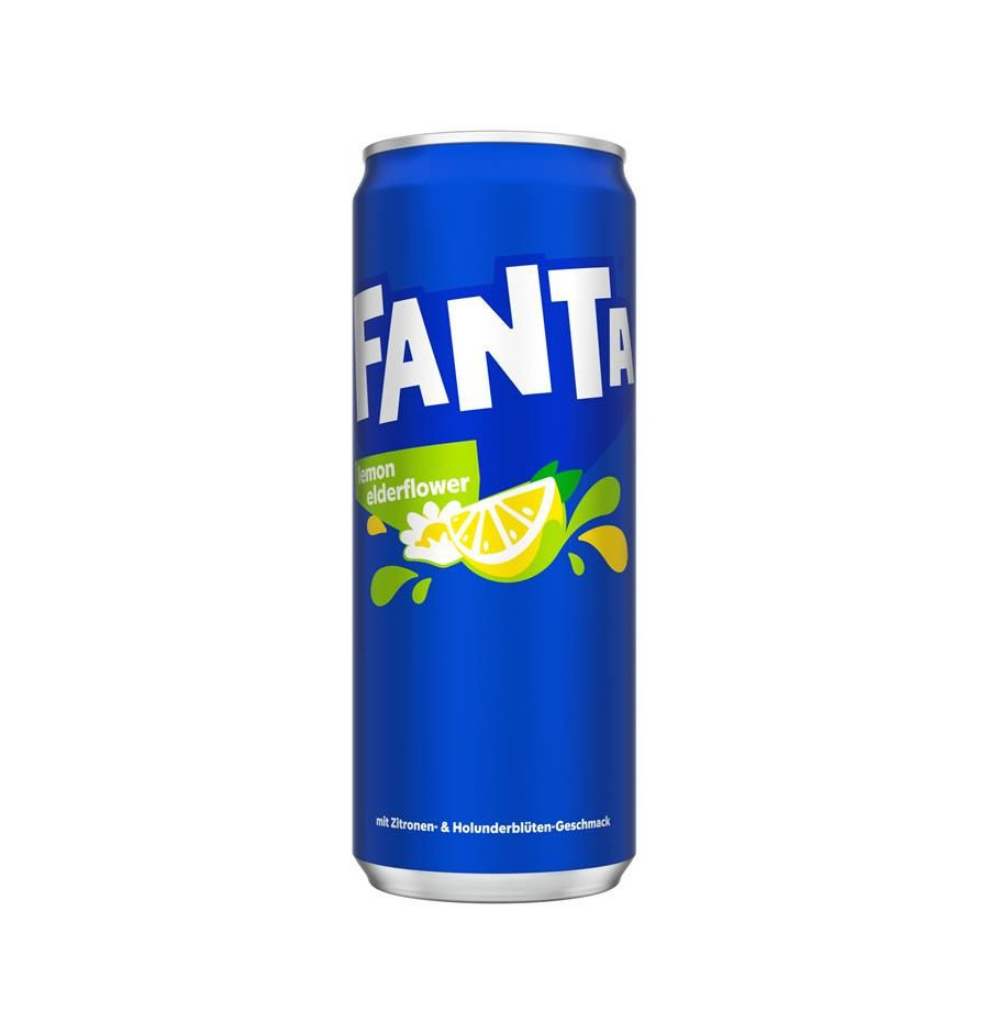 Fanta Zitrone Holunderblüte 330ml – Frisch & blumig