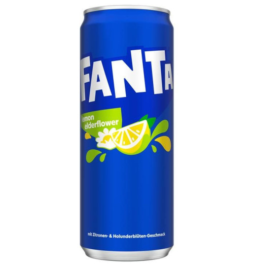 Fanta Zitrone Holunderblüte 330ml – Frisch & blumig