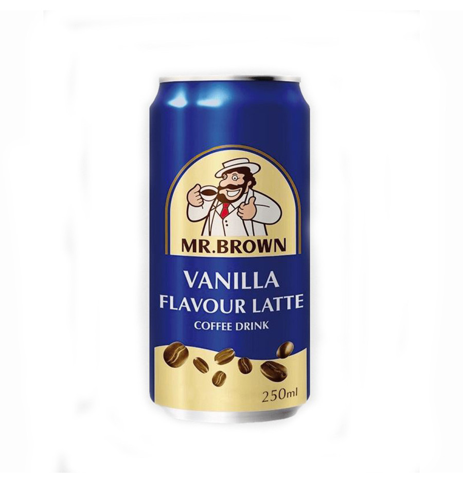 Mr.Brown Vanilla Coffee-Drink 250ml – Cremiger Kaffeegenuss