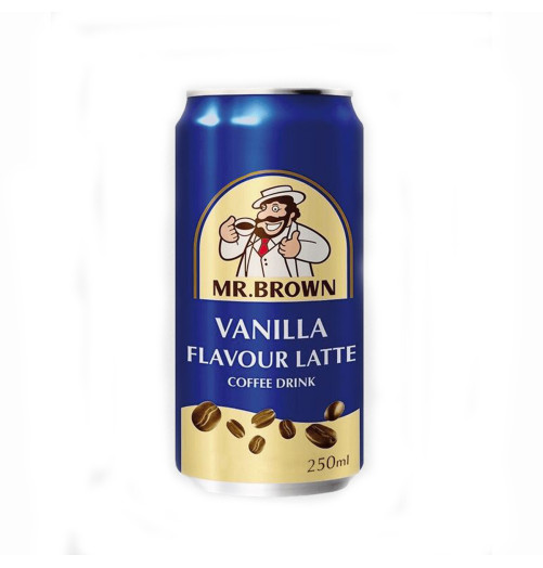 Mr.Brown Vanilla Coffee-Drink 250ml – Cremiger Kaffeegenuss