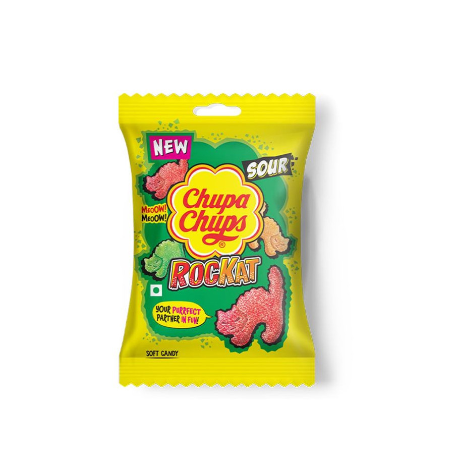 Chupa Chups Rockat – Fruchtige Kaubonbons, 99g