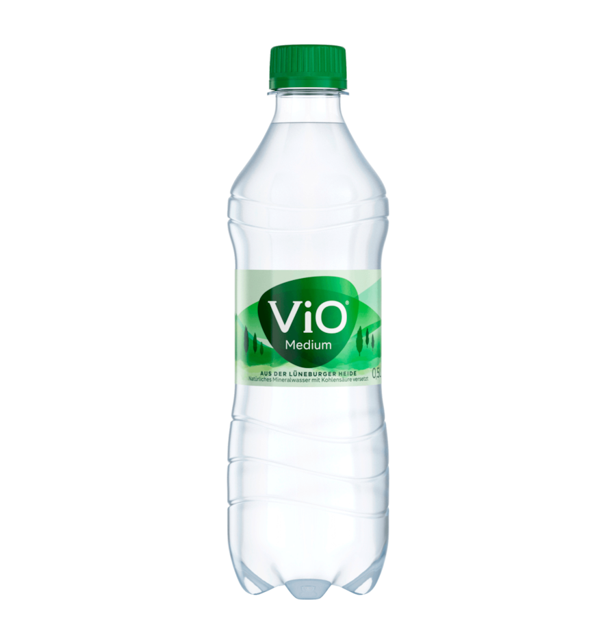 Vio Mineralwasser Medium 500ml – Mild prickelnde Erfrischung