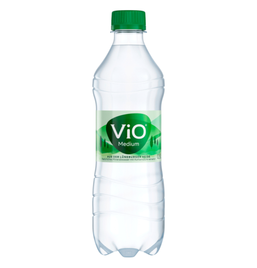 Vio Mineralwasser Medium 500ml – Mild prickelnde Erfrischung