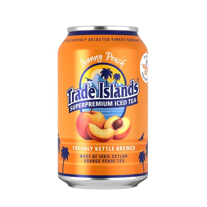 Trade Islands - Sunny Peach - Super Premium Iced Tea - 330ml (Einweg)