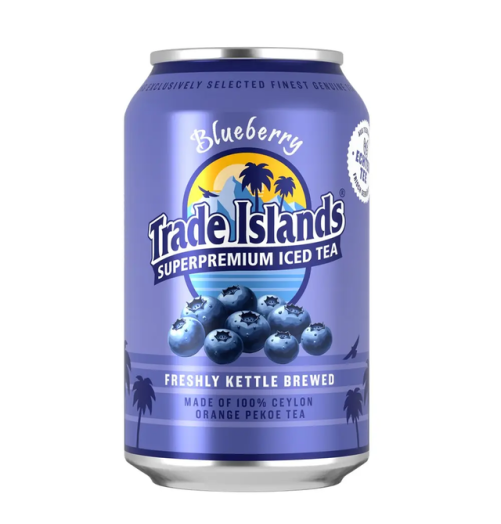 Trade Islands Blueberry 330ml – Premium Iced Tea kaufen