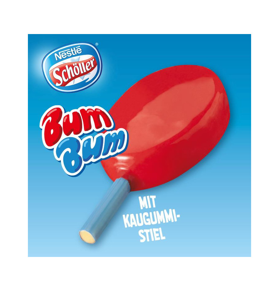 SCHÖLLER Bum Bum Eis – Erdbeer & Kaugummi Genuss