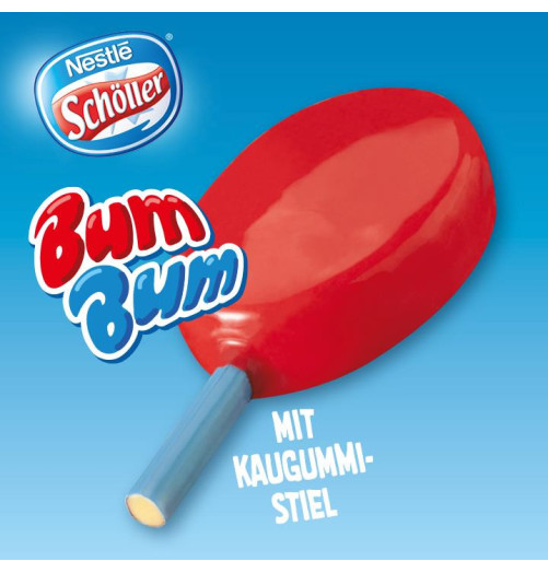 SCHÖLLER Bum Bum Eis – Erdbeer & Kaugummi Genuss