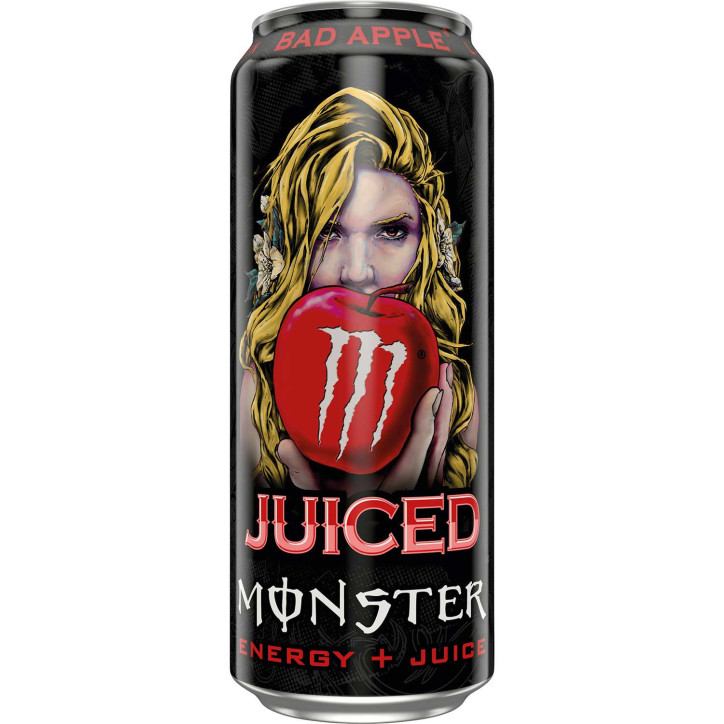 Monster Energy - Energy Drink - Bad Apple 500ml (Einweg) Monster Energy - Energy Drink - Bad Apple 500ml (Einweg)