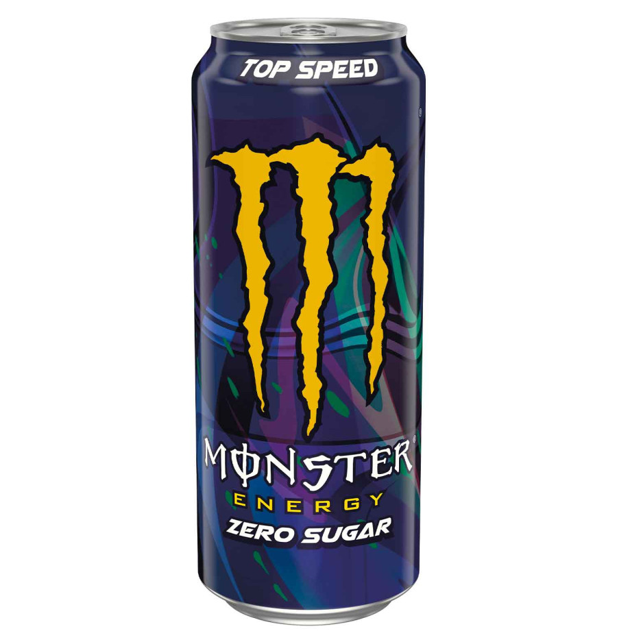 Monster Energy Top Speed Zero Sugar 500ml – Pfirsich & Nektarine