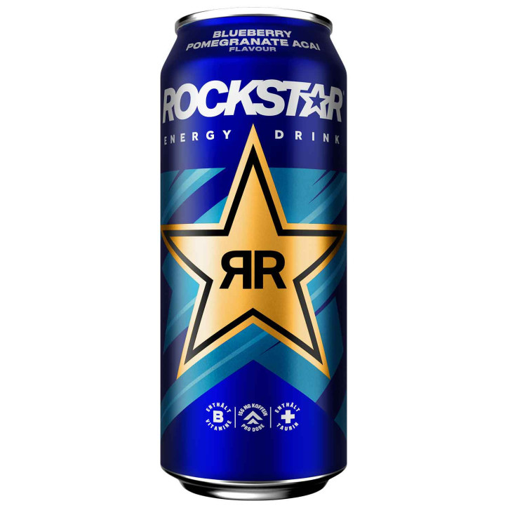 Rockstar Energy - Energy Drink - Blueberry Pomegranate Acai 500ml (Einweg) Rockstar Energy - Energy Drink - Blueberry Pomegranate Acai 500ml (Einweg)