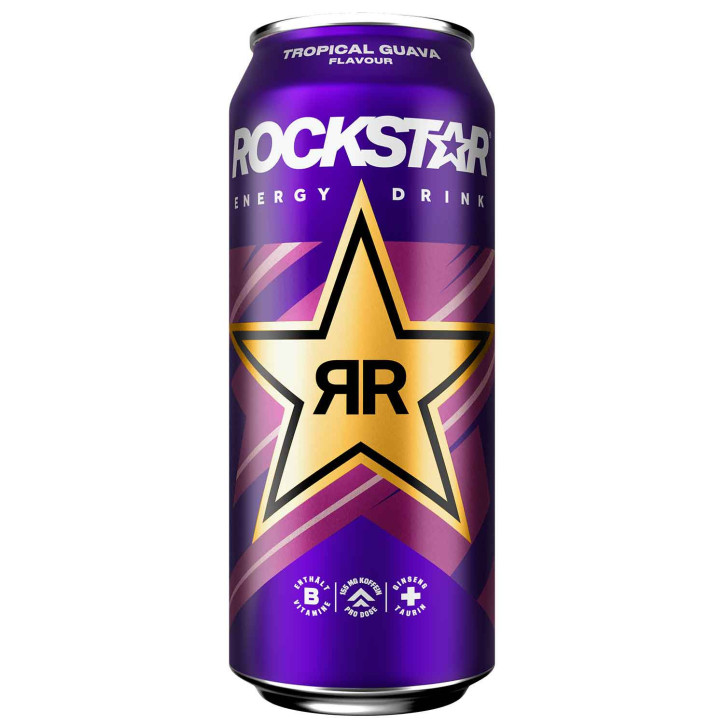 Rockstar Energy - Energy Drink - Tropical Guava 500ml (Einweg) Rockstar Energy - Energy Drink - Tropical Guava 500ml (Einweg)