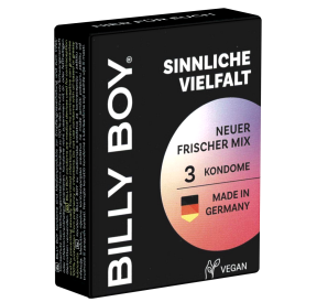 Billy Boy Sinnliche Vielfalt 3er Pack – Kondome für Abwechslung