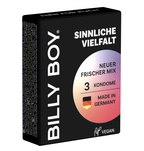 Billy Boy Sinnliche Vielfalt 3er Pack – Kondome für Abwechslung