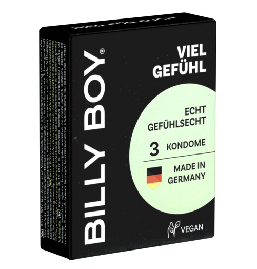 Billy Boy Viel Gefühl 3er Pack – Extra dünne Kondome