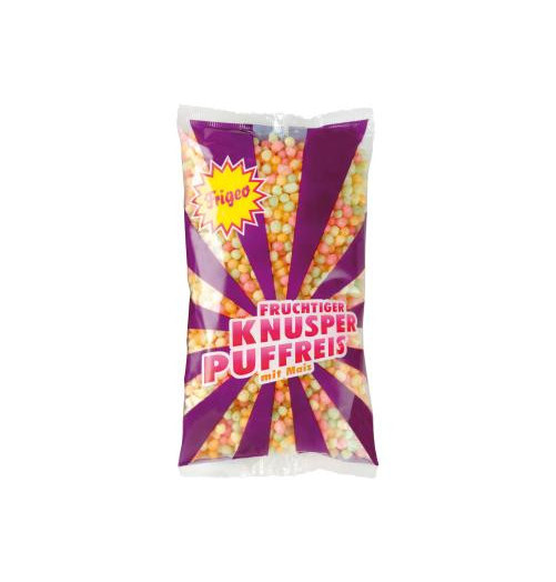 Frigeo Knusper Puffreis – Knuspriger Snack, 80g