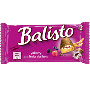 Balisto Yoberry Vollkornkeks-Riegel – Waldbeer & Joghurt 37g