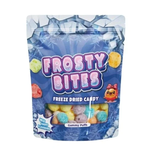 Frosty Bites Freeze-Dried Gummy Puffs – 50g