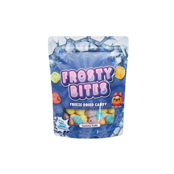 Frosty Bites Freeze - Dried Candy - Gummy Puffs 50g Frosty Bites Freeze - Dried Candy - Gummy Puffs 50g