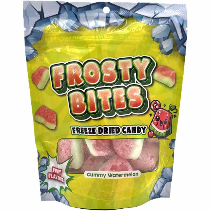 Frosty Bites Freeze - Dried Candy - Gummy Watermelon 50g Frosty Bites Freeze - Dried Candy - Gummy Watermelon 50g