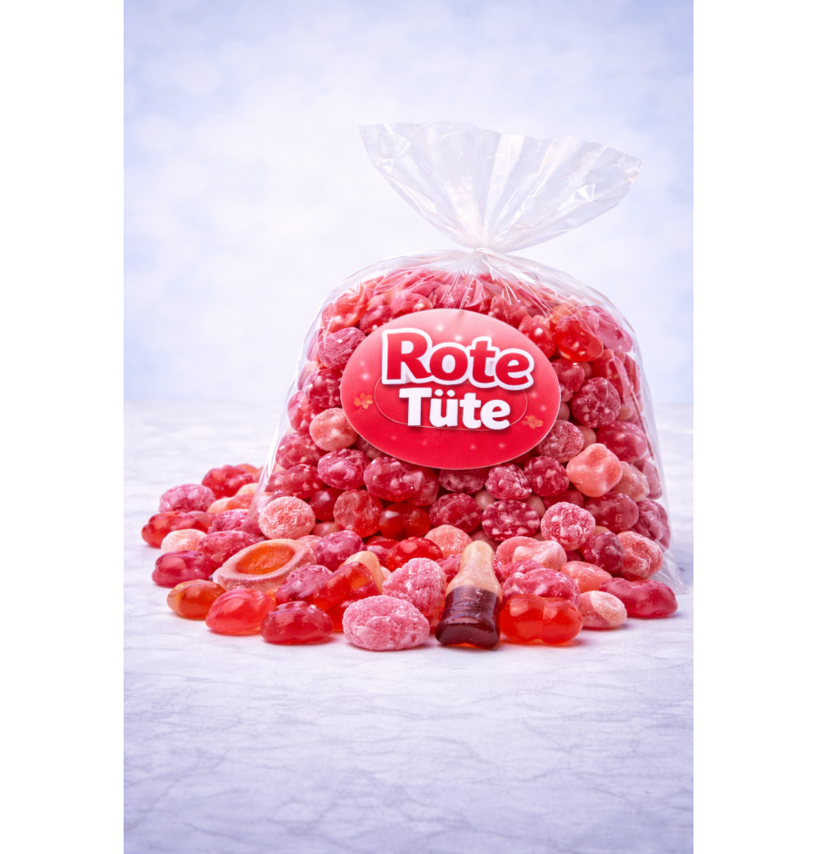 Rote Tüte 1000g – Fruchtgummi Mix Party Pack