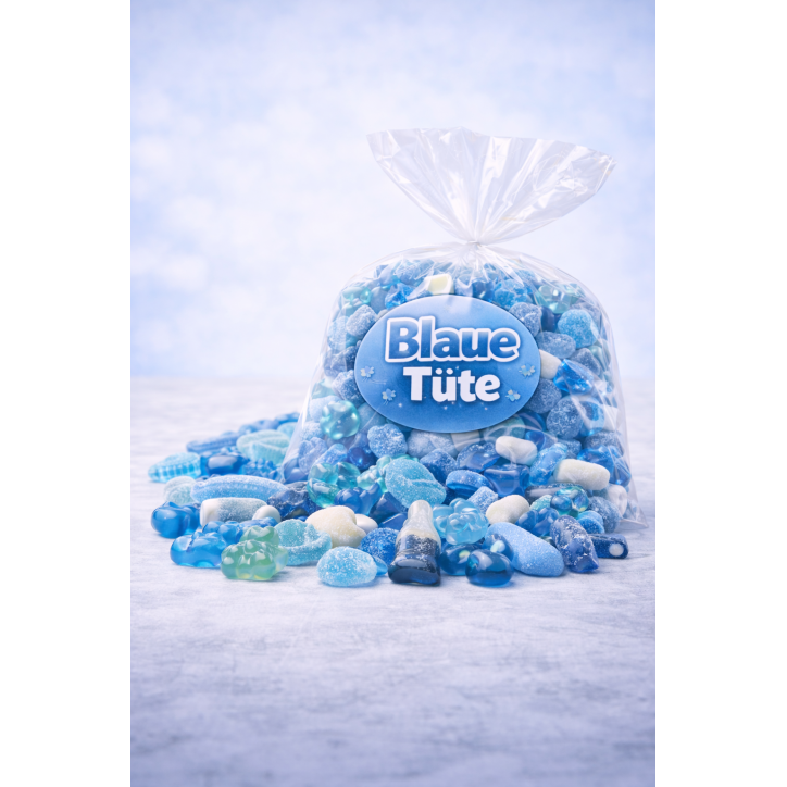 Blaue Tüte - 500g Fruchtgummi mix - Family Pack Blaue Tüte - 500g Fruchtgummi mix - Family Pack