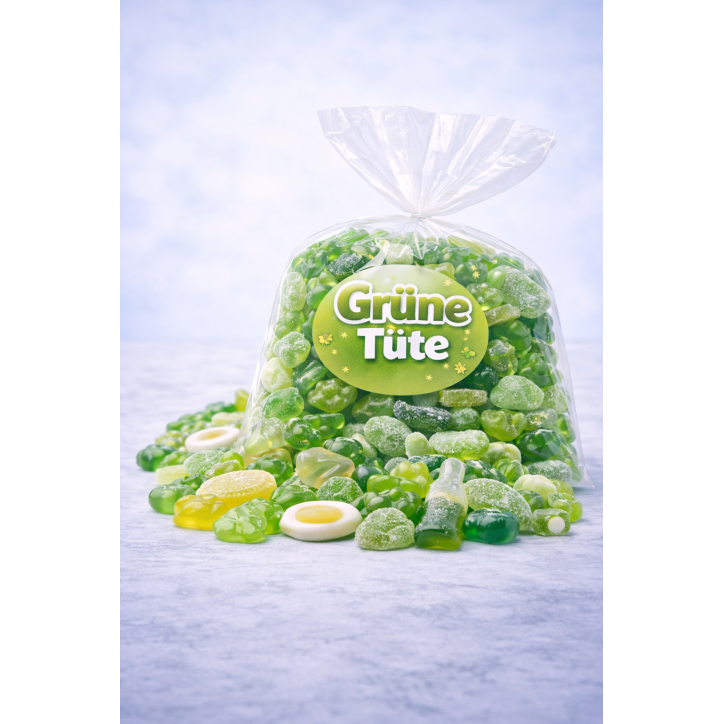 Grüne Tüte - 500g Fruchtgummi mix - Family Pack Grüne Tüte - 500g Fruchtgummi mix - Family Pack