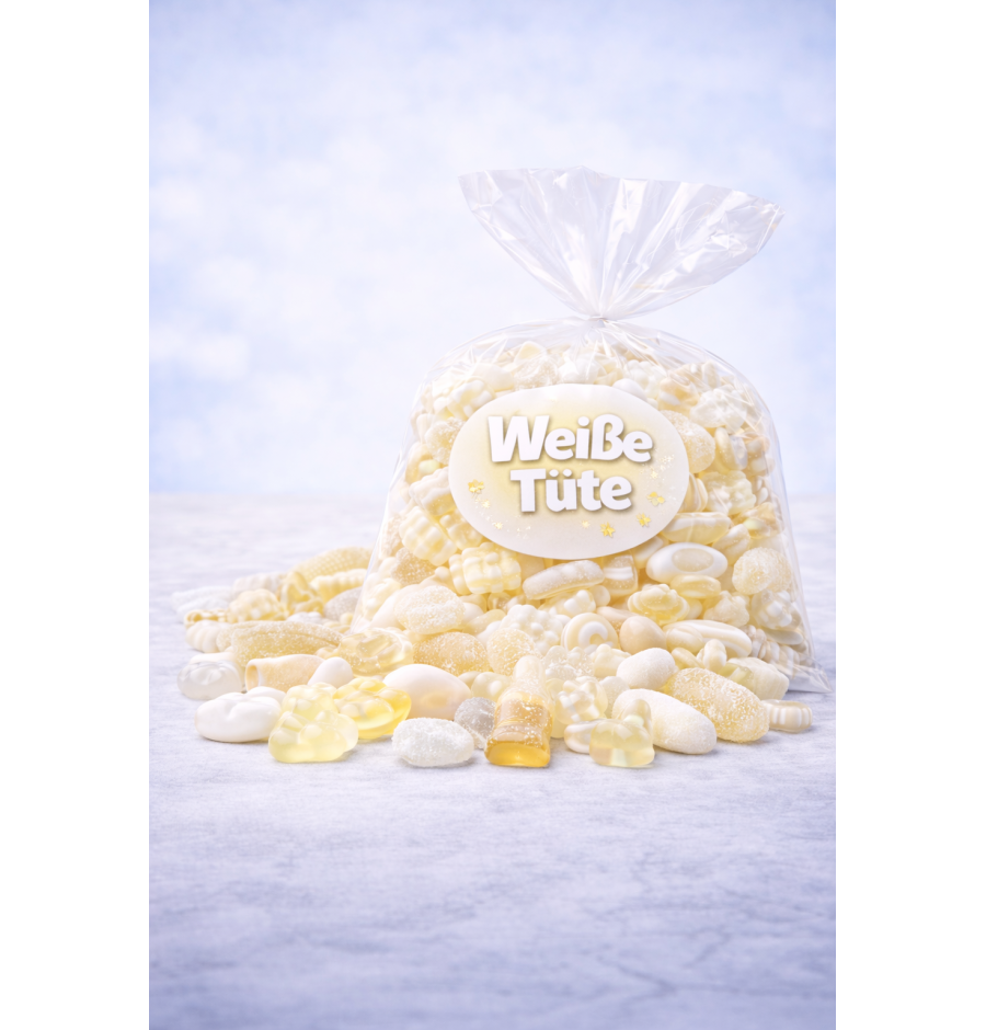 Weiße Tüte 250g – Fruchtgummi Mix Duo Pack