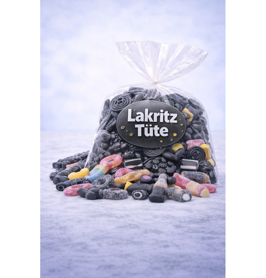 Lakritz Tüte 500g – Fruchtgummi Mix Family Pack