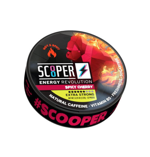 Scooper Energy Pouches Spicy Cherry – 80mg Koffein