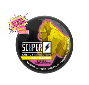 Scooper Energy Pouches Iced Tea Lemon – 80mg Koffein