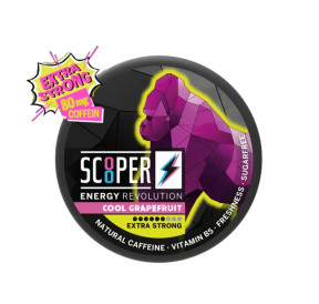 Scooper Energy Pouches Cool Grapefruit – 80mg Koffein