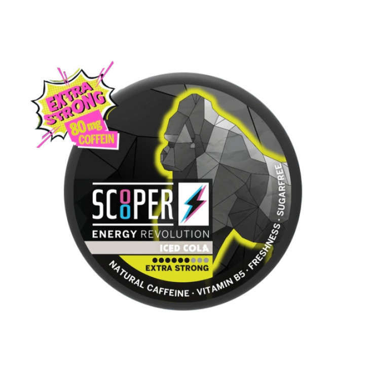 Scooper energy pouches- Iced Cola 80mg Scooper energy pouches- Iced Cola 80mg